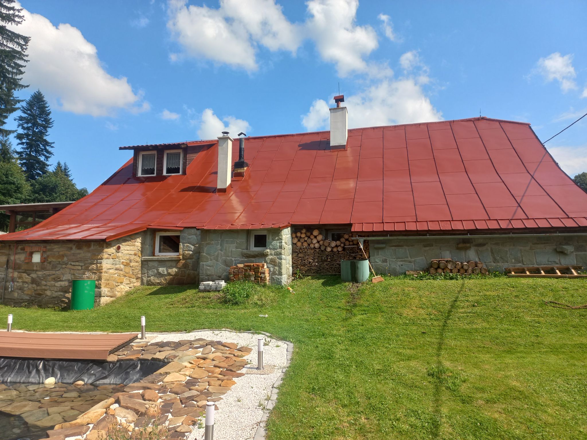 Natieranie strechy – realizácia